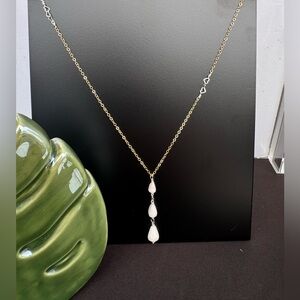 Sweetheart Special 💕🤍 Triple Dangle, Baby Cone Shell Necklace